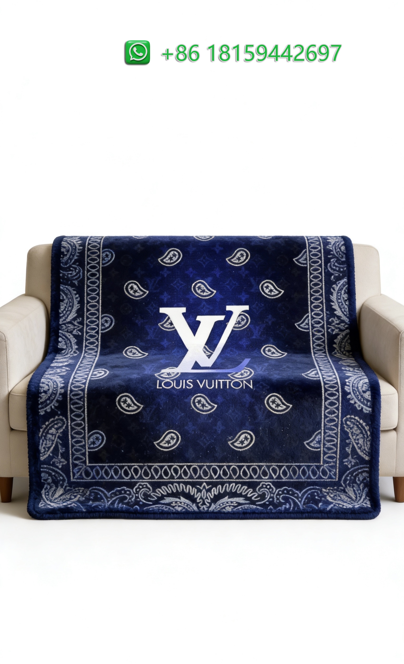 Louis Vuitton Throw Blankets